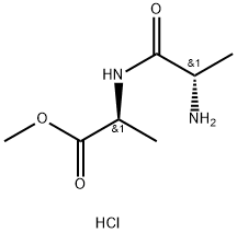 H-ALA-ALA-OME · HCL, 41036-19-5, 结构式
