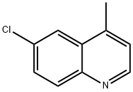 6-氯-4-甲基喹啉,41037-29-0,结构式