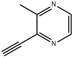 2-乙炔基-3-甲基吡嗪 结构式