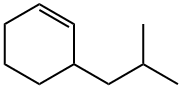 3-(2-Methylpropyl)-1-cyclohexene,4104-56-7,结构式