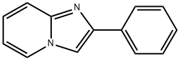 2-フェニルイミダゾ[1,2-a]ピリジン 化学構造式