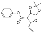 1,2-O-ISOPROPYLIDENE-3-BENZOYLOXY-5,6-DIDEOXY-GLUCOFURANOSE Struktur