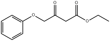 3-オキソ-4-フェノキシブタン酸エチル 化学構造式