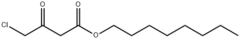 N-OCTYL 4-CHLOROACETOACETATE Structure