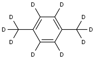 P-XYLENE-D10 Struktur