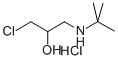 1-TERT-BUTYLAMINO-3-CHLORO-2-PROPANOL HYDROCHLORIDE Struktur