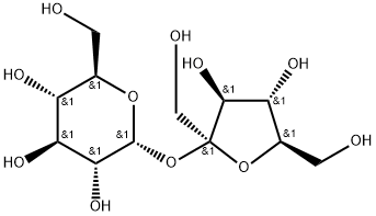 BETA-D-[UL-13C6]FRUCTOFURANOSYL ALPHA-D-[UL-13C6]GLUCOPYRANOSIDE 结构式