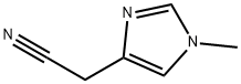 2-(1-甲基-1H-咪唑-4-基)乙腈, 41065-00-3, 结构式
