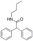N-butyl-2,2-diphenylacetamide Struktur