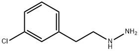 1-(3-chlorophenethyl)hydrazine hydrochloride Structure