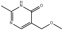 5-メトキシメチル-2-メチル-4-ピリミジノール 化学構造式