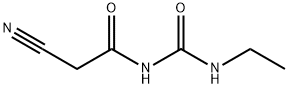 1-氰乙酰基-3-乙基脲 结构式