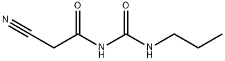2-cyano-N-[(propylamino)carbonyl]acetamide Structure