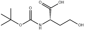 N-Boc-L-高丝氨酸 结构式