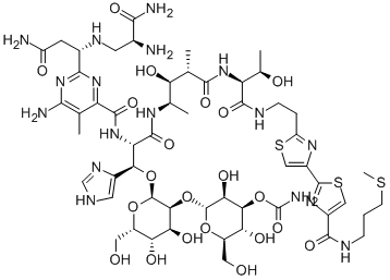 N1-[3-(Methylthio)propyl]bleomycinamide, 41089-03-6, 结构式