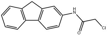 2-クロロ-N-(9H-フルオレン-2-イル)アセトアミド 化学構造式