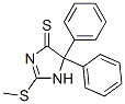 2-(メチルチオ)-5,5-ジフェニル-2-イミダゾリン-4-チオン 化学構造式