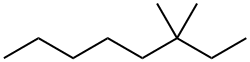 3,3-ジメチルオクタン 化学構造式