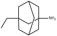 1-氨基-3-乙基金刚烷盐酸盐, 41100-45-2, 结构式