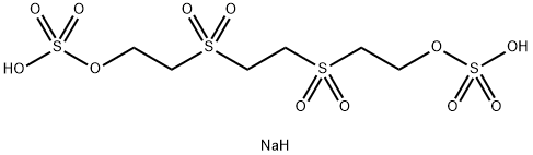 2,2'-(Ethylenebissulfonyl)bisethanol bis(sulfate)bissodium Structure