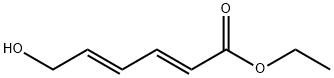 (2E,4E)-6-HYDROXY-HEXA-2,4-DIENOIC ACID ETHYL ESTER 结构式