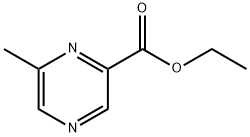 6-メチルピラジン-2-カルボン酸エチル 化学構造式