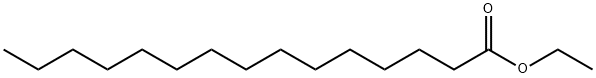 ペンタデカン酸エチル 化学構造式
