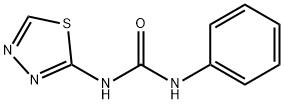1-フェニル-3-(1,3,4-チアジアゾール-2-イル)尿素 化学構造式