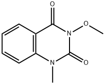 3-メトキシ-1-メチルキナゾリン-2,4(1H,3H)-ジオン 化学構造式