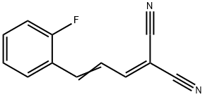 2-FLUOROCINNAMALMALONONITRILE,41122-44-5,结构式
