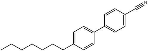 4-庚基-4'-氰基联苯,41122-71-8,结构式