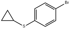 1-BroMo-4-cyclopropylthiobenzene Structure