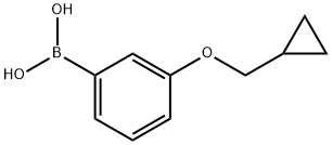 3-(CYCLOPROPYLMETHOXY)BENZENEBORONIC ACID Structure