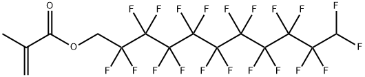 2-メチルプロペン酸2,2,3,3,4,4,5,5,6,6,7,7,8,8,9,9,10,10,11,11-イコサフルオロウンデシル 化学構造式