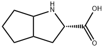 Cyclopenta[b]pyrrole-2-carboxylic acid, octahydro-, (2S)- (9CI) 结构式