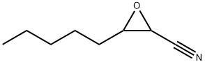 Oxiranecarbonitrile,  3-pentyl-  (9CI) Structure