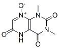 2,4,6(3H)-Pteridinetrione,  1,5-dihydro-1,3-dimethyl-,  8-oxide Structure