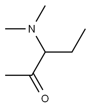 2-Pentanone, 3-(dimethylamino)- (9CI) 结构式