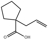 Cyclopentanecarboxylic acid, 1-(2-propenyl)- (9CI) Structure
