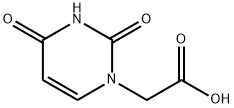 2-(2,4-dioxopyrimidin-1-yl)acetic acid Struktur