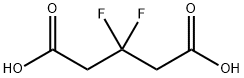 3,3-DIFLUOROPENTANEDIOIC ACID 化学構造式