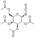 BETA-D-吡喃半乳糖基异硫氰酸酯 2,3,4,6-四乙酸酯, 41135-18-6, 结构式