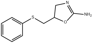 4,5-Dihydro-5-[(phenylthio)methyl]-2-oxazolamine 结构式