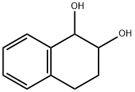 (1R,2R)-1,2-テトラリンジオール 化学構造式