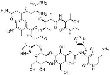 N1-(3-Aminopropyl)bleomycinamide 结构式