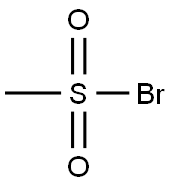 甲磺酰溴 结构式