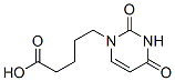 1(2H)-Pyrimidinepentanoic acid, 3,4-dihydro-2,4-dioxo- Struktur