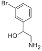 2-アミノ-1-(3-ブロモフェニル)エタノール 化学構造式