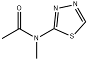 Acetamide,  N-methyl-N-1,3,4-thiadiazol-2-yl- 结构式