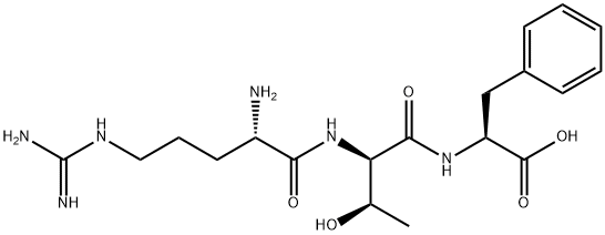 Arginyl-threonyl-phenylalanine Structure